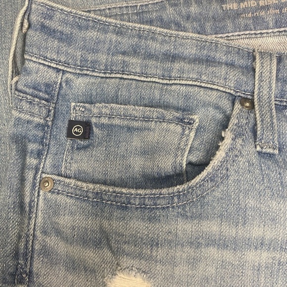 AG Adriano Goldschmeid Stevie Slim capri jeans Size 31 - Picture 4 of 9